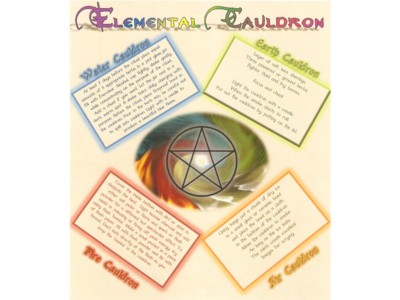 Elemental Cauldron A4 Poster